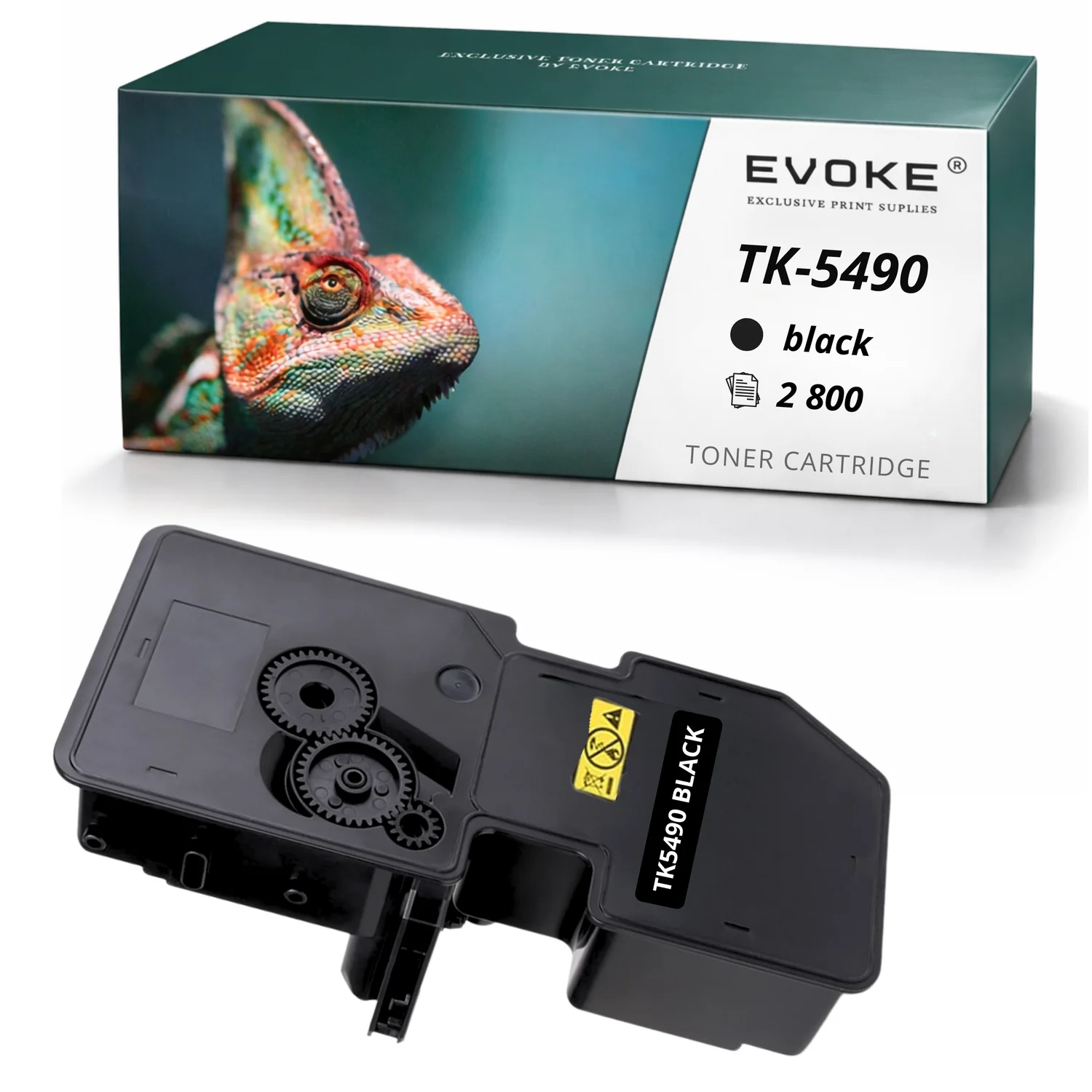 Evoke Compatibele Toner voor Kyocera Tk-5490K Tk5490K Tk-5490 Tk5490 1T0C220Nl1 Zwart 2400 Pagina's Ecosys Ma2101Cfx Ma2101Cwfx Pa2101Cx Pa2101Cwx