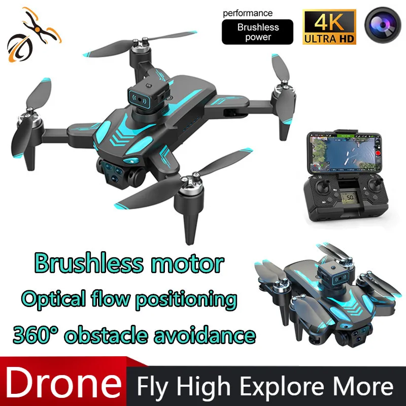 Mini M20 Drone 4K Professional HD Camera No GPS Foldable Quadcopter Obstacle Avoidance Brushless Motor RC Dron Boy Toys Gifts