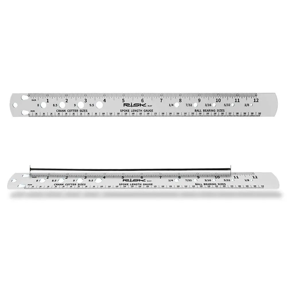 Bicycle Spokes Ruler Bike Spoke Measuring Ruler Length Measuring Ruler Rim Spokes Gauge Tools Bicycle Spoke Measuring Ruler