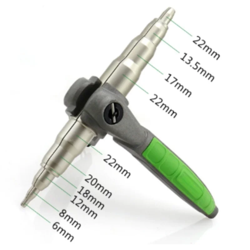 1PC Manual Portable Copper Aluminum Tube Expansion Port Butt Cup Port Hand Pressure Tube Expander ST-622