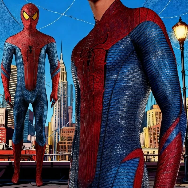 

Extraordinary Spiderman Cosplay Suit Christmas Cosplay One-piece Super Spiderman Halloween Christmas Carnival Party Costume