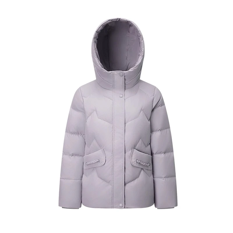 Chericom 여성 겨울 다운 재킷 2025 후드 다운 코트의 새로운 기능 여성용 캐주얼 따뜻한 통근 솔리드 의류 Simple Y309171Y