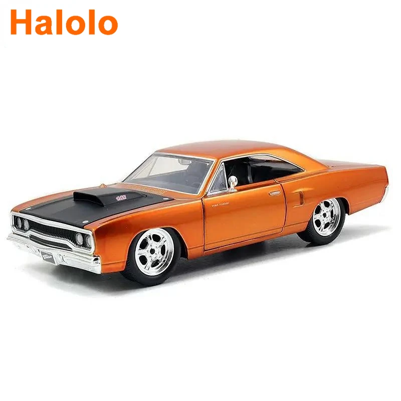 

1:24 Fast & Furious 1970 Plymouth Road Runner Scale Metal Alloy Classic Car Diecast Model Toy Collection Furious Gift J19