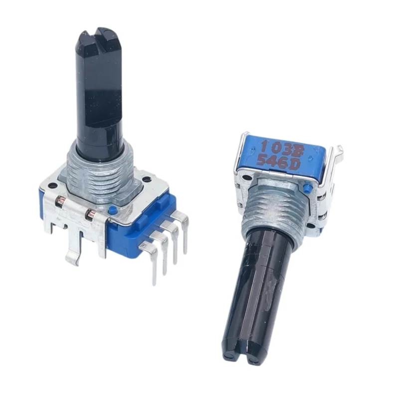 5pcs ALPS RK11 Type 4Pins Linear Potentiometer B10K B103 With Midpoint Click Tone EQ Pot for DJ Audio Controller Repair
