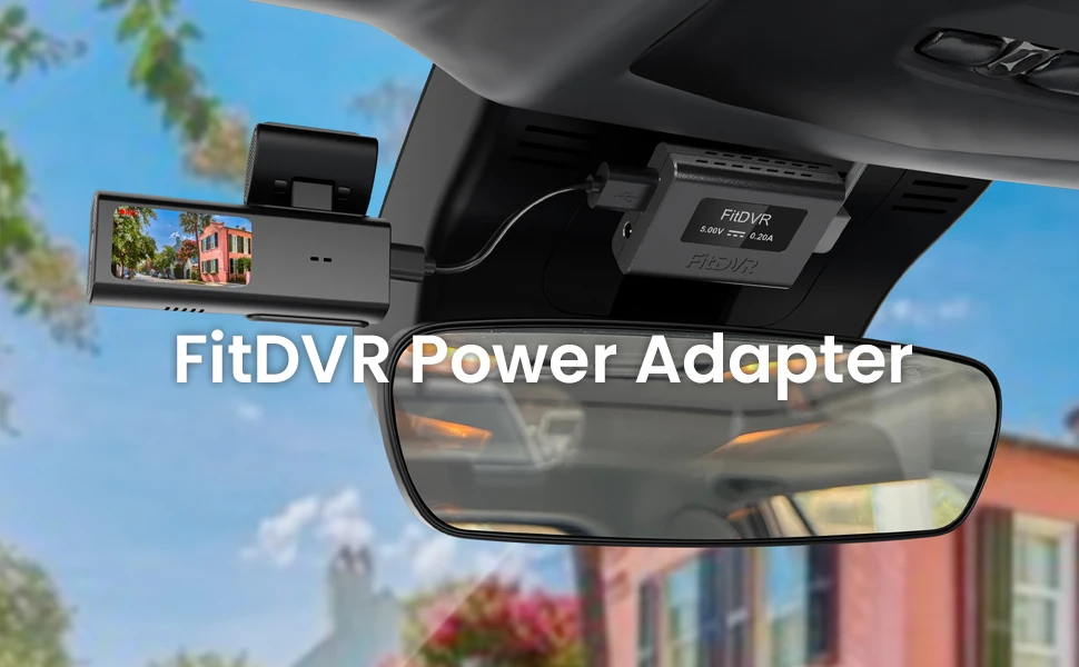 FitDVR Dashcam-Adapter (3-polig) für BMW und MINI mit Regensensor, LED-Anzeige, USB-Stromkabel, Auto-DVR-Zubehör, D3-024 – Detail 1