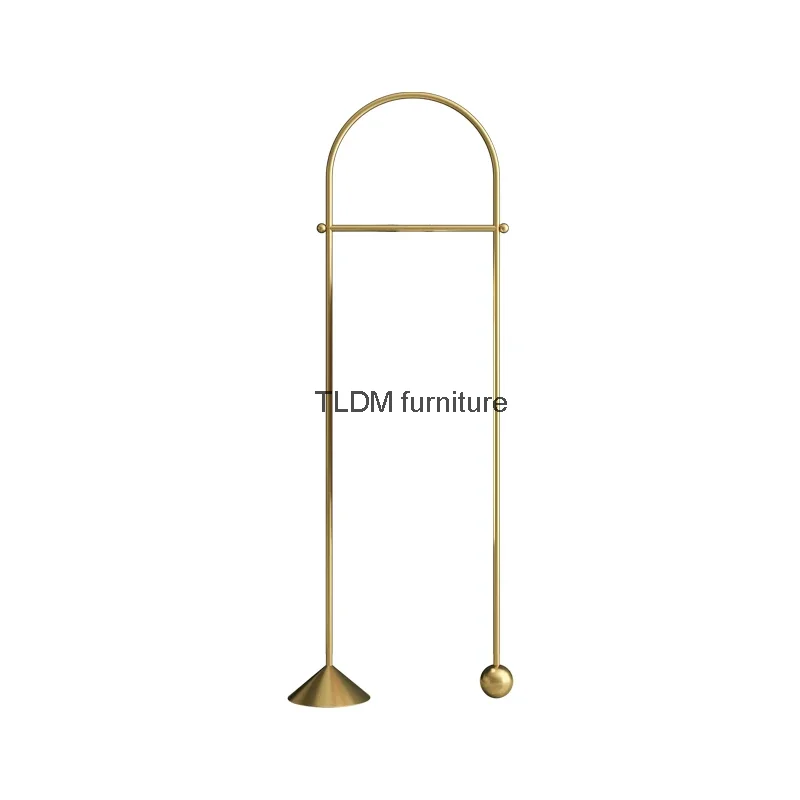 Balcony Designer Clothes Rack Portable Metal Indoor Garment Clothes Hanger Floor Hotel Burro Ropa Perchero Hallway Furnitures