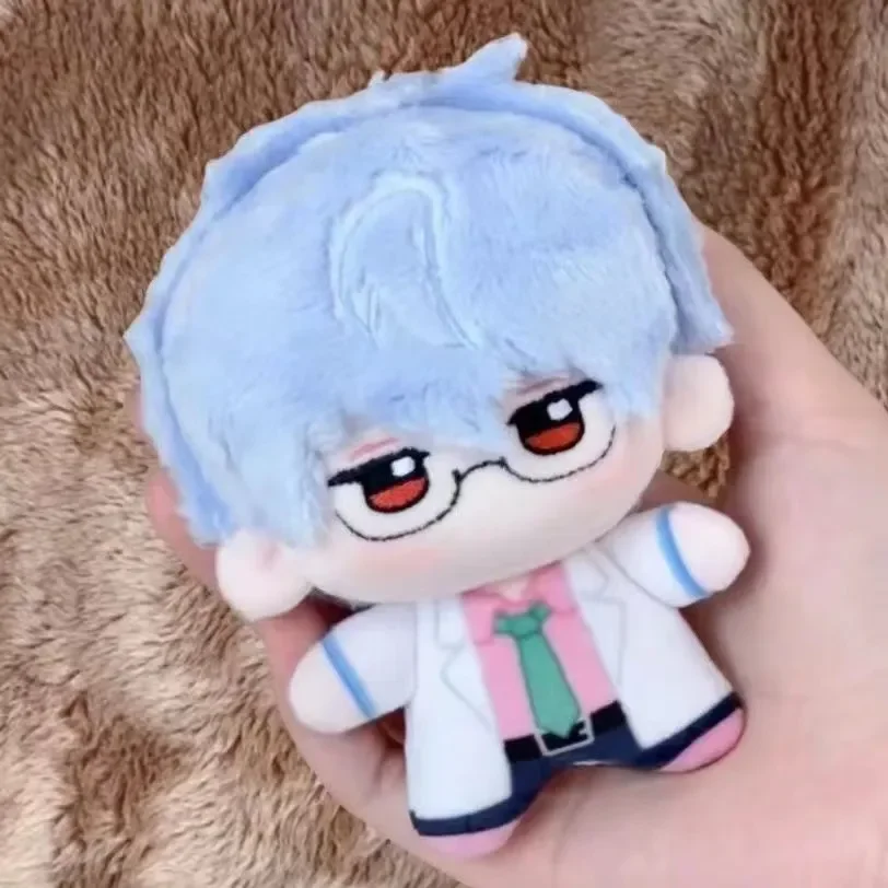 Stuffed 10cm Sakata Gintoki Gintama Printed Body Cotton Doll Keychain Cute Plushie Toy for Birthday Gift or Festival Gift