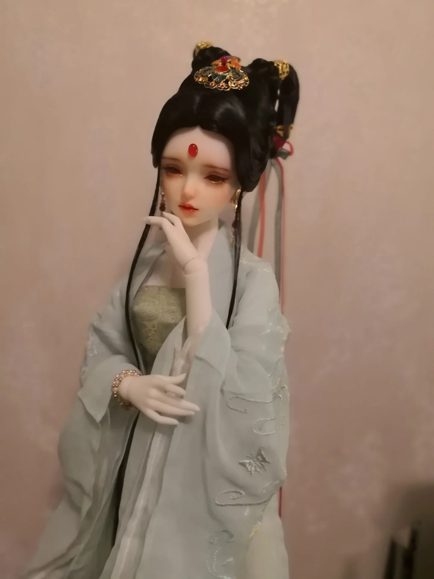 1/4 1/3 Scale Ancient Costume BJD Wig Doll Accessories Hanfu Antique Style Hair Retro Wigs For BJD/SD MSD SD13 SSDF C1838