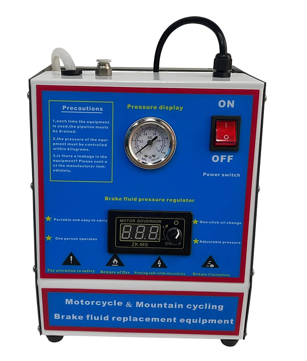 

Новая портативная автоматическая установка для замены тормозной жидкости и прокачки тормозов для горных велосипедов с универсальным соединителем