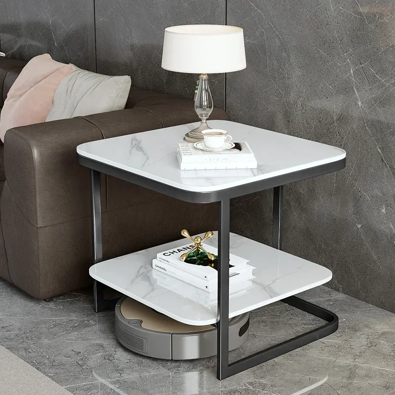 

Минималистичный дизайн, приставной столик для хранения, металлический квадратный современный маленький журнальный столик для гостиной, балкона, Kaffee Tische, мебель для спальни