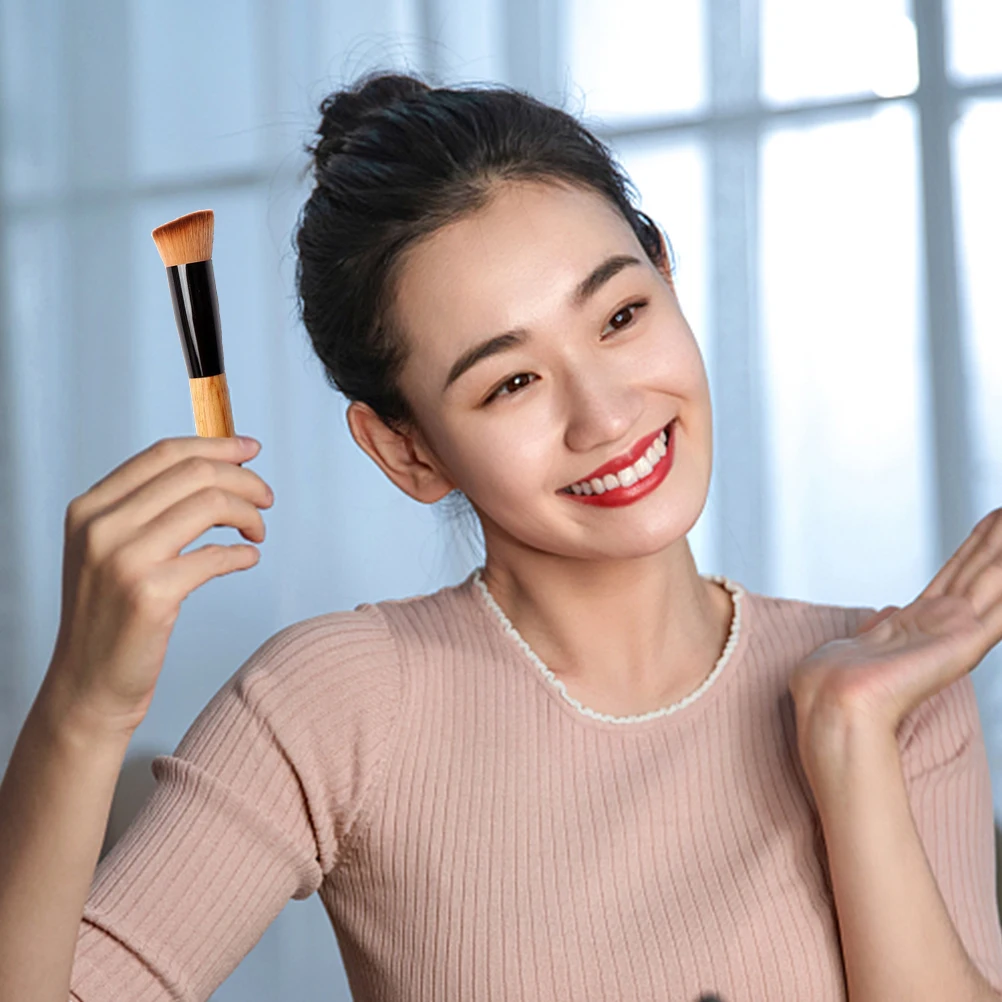 

3pcs Makeup Brushes Loose Powder Blush Eye Shadow Artificial Fiber Foundation Tools Beauty Accessories Gifts Ideas Valentine