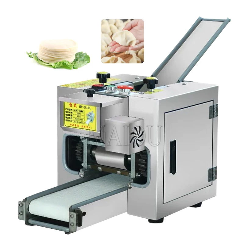 Electric Automatic Empanada Tortill Samosa Wonton Spring Roll Maker Dumpling Skin Wrapper Machine