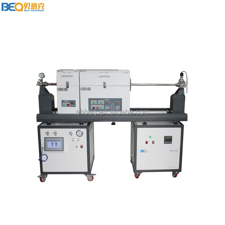 Lab Electric Furnace High Temperature 1200c Sliding Tube Furnace With Optional Tube Size And Double Heating Zone