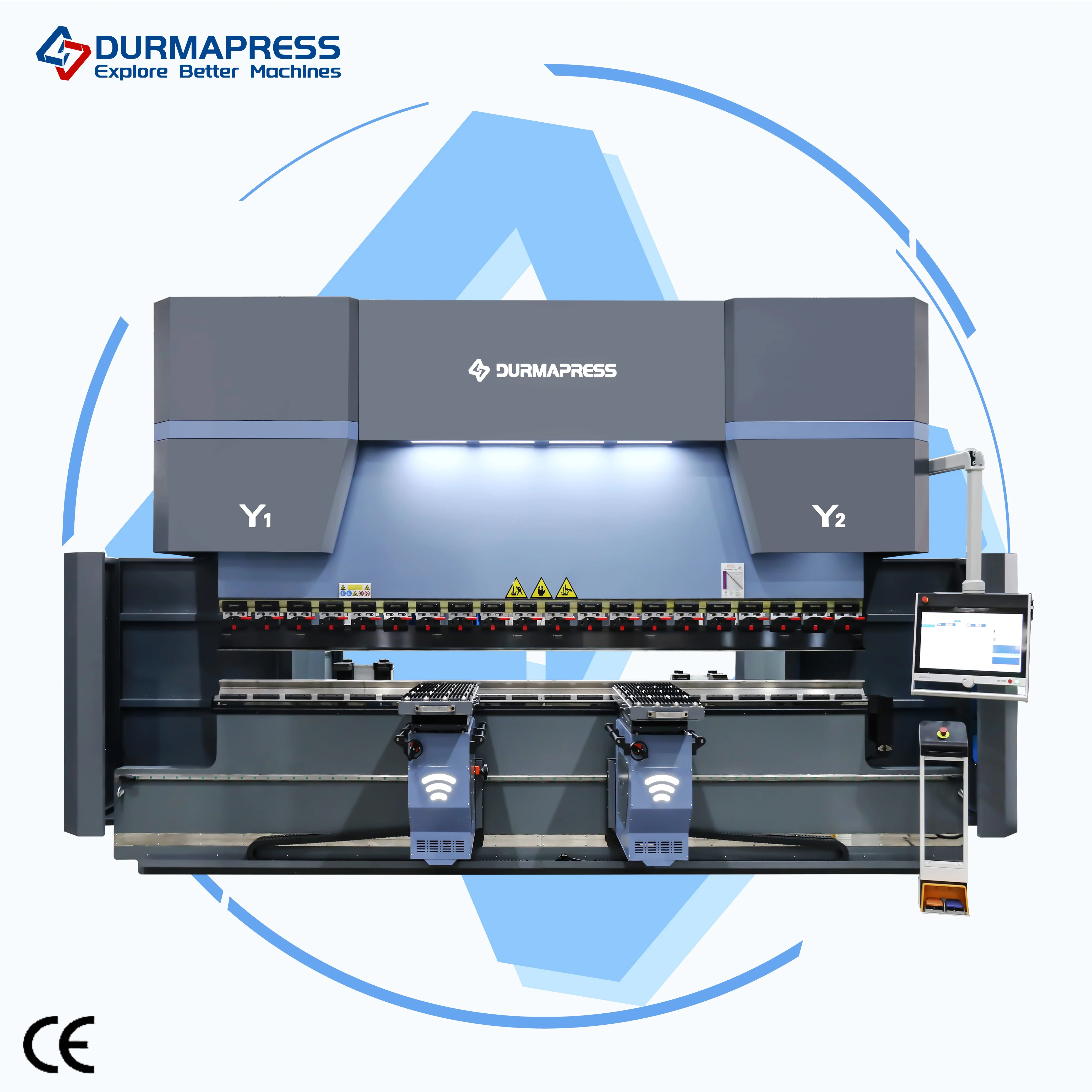 DP-ES-GENIUS DP-ES-GENIUS Safe and Fast Operation Press Brake DA69S 100t 200t 3200 8+1 CNC Sheet Metal Folding Machine