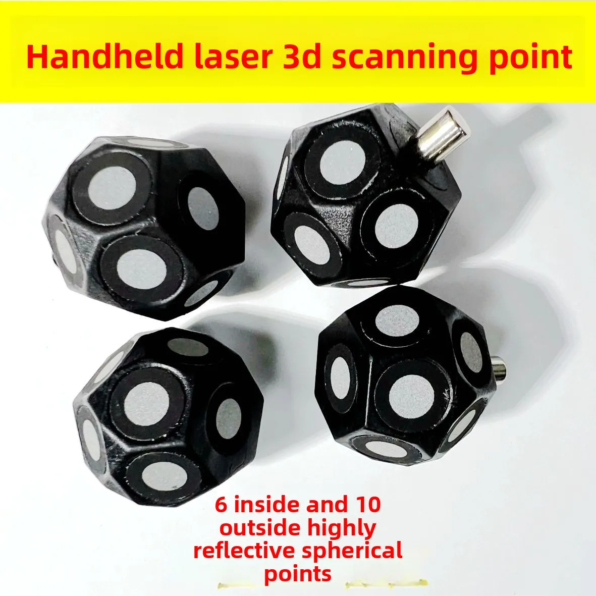 

Высокоотражающие сферические маркерные шары с внутренним магнитом 6 мм для ручных 3D-лазерных сканеров