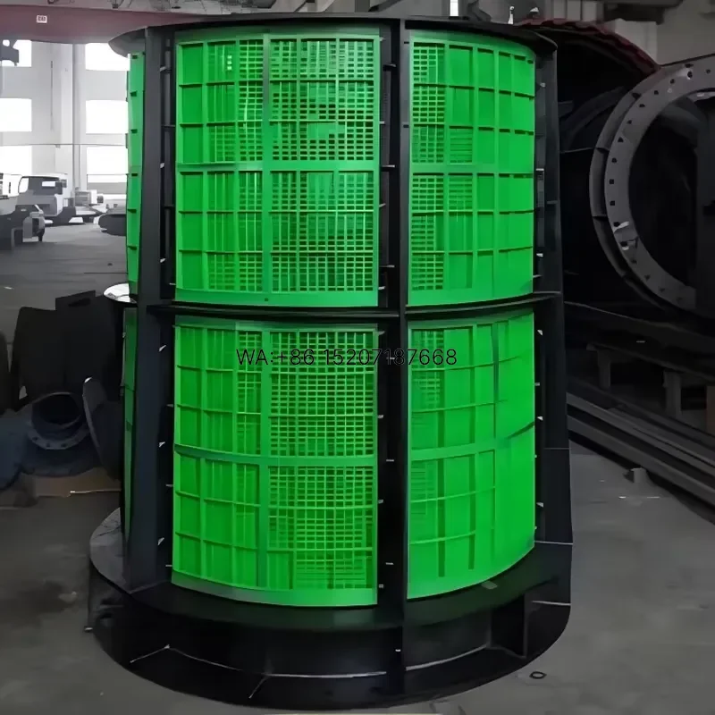 Wmwmnu Ball Mill Discharge End Trommel Screen for Slurry Classification Replaceable Screen Panel 200kg Capacity Made in China