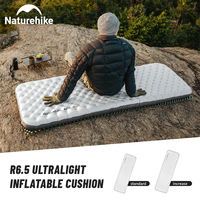 Naturehike 6.5 R Value Inflatable Mat 10cm Thickened Ultralight Foldable Tent Sleeping Pad Outdoor Camping Moisture-proof Mat