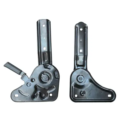 2Pcs PU 가죽 게이머 의자 180 각도 조절기 장착 헤비 듀티 멀티 각도 조절기 사무실 의자 예비 부품 Accs