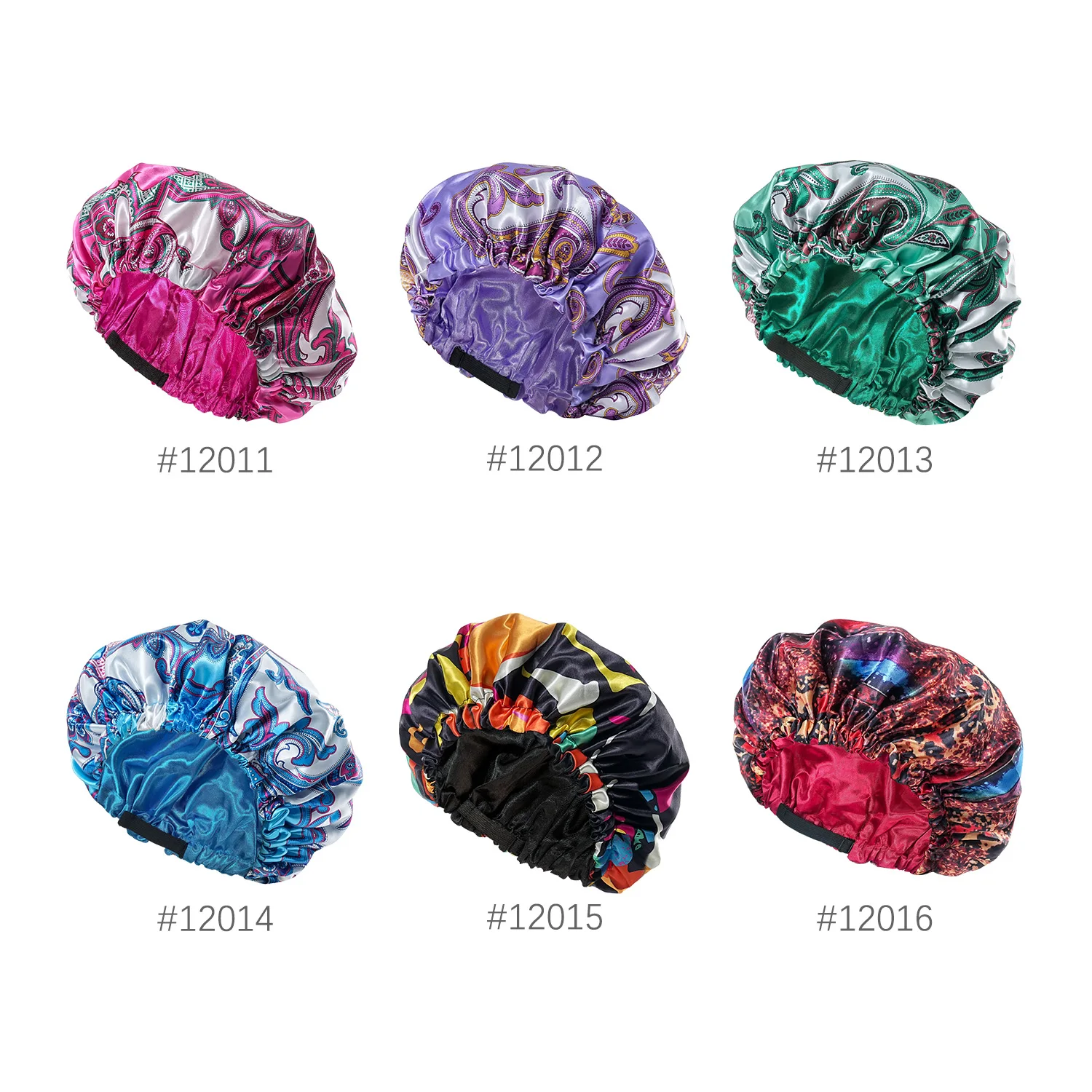 Double Layer Silky Satin Bonnet for Sleeping Cap Adjustable Sleep Bonnet Used To Hair Care Headwrap Hat Hair Wrap Accessories