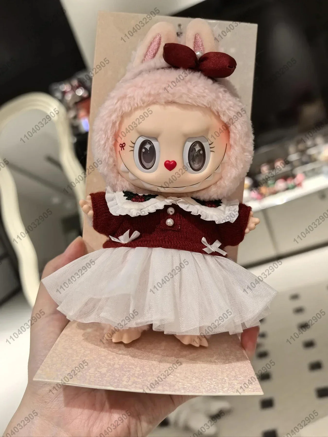 Christmas Mokoko Twinkle Fairy Tale Labubu The Monsters Original Replica 1: 1 Action Figure Vinyl Plush Toy Bag Charm Pendant