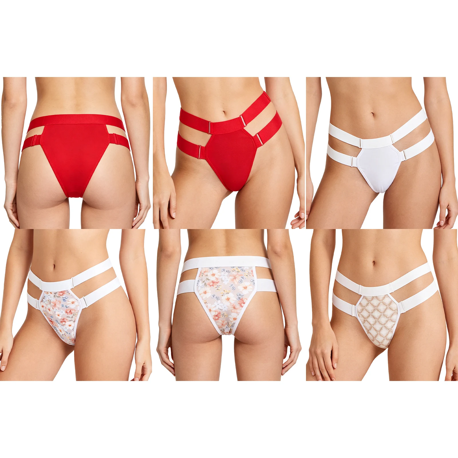 

Womens Uterine Prolapse Support Briefs Adjustable Straps Period Sanitary Thongs Breathable Panties for Postpartum Recovery