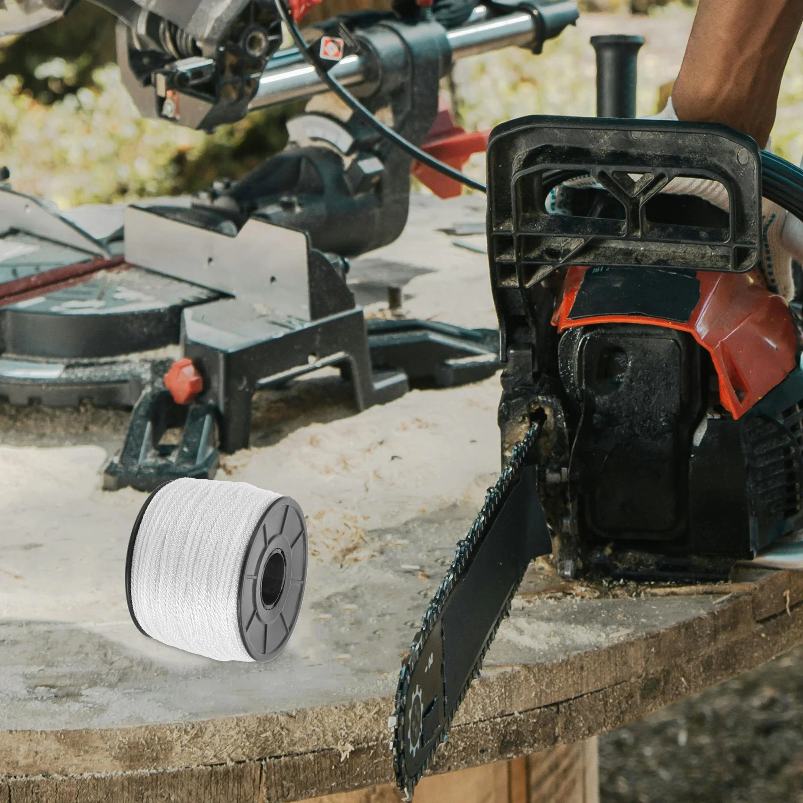 

1 Roll Engine Oil Saw Pull Cord Lightweight Recoil Starter Rope for Lawnmower Chainsaw Starter Pull Cord Replacement