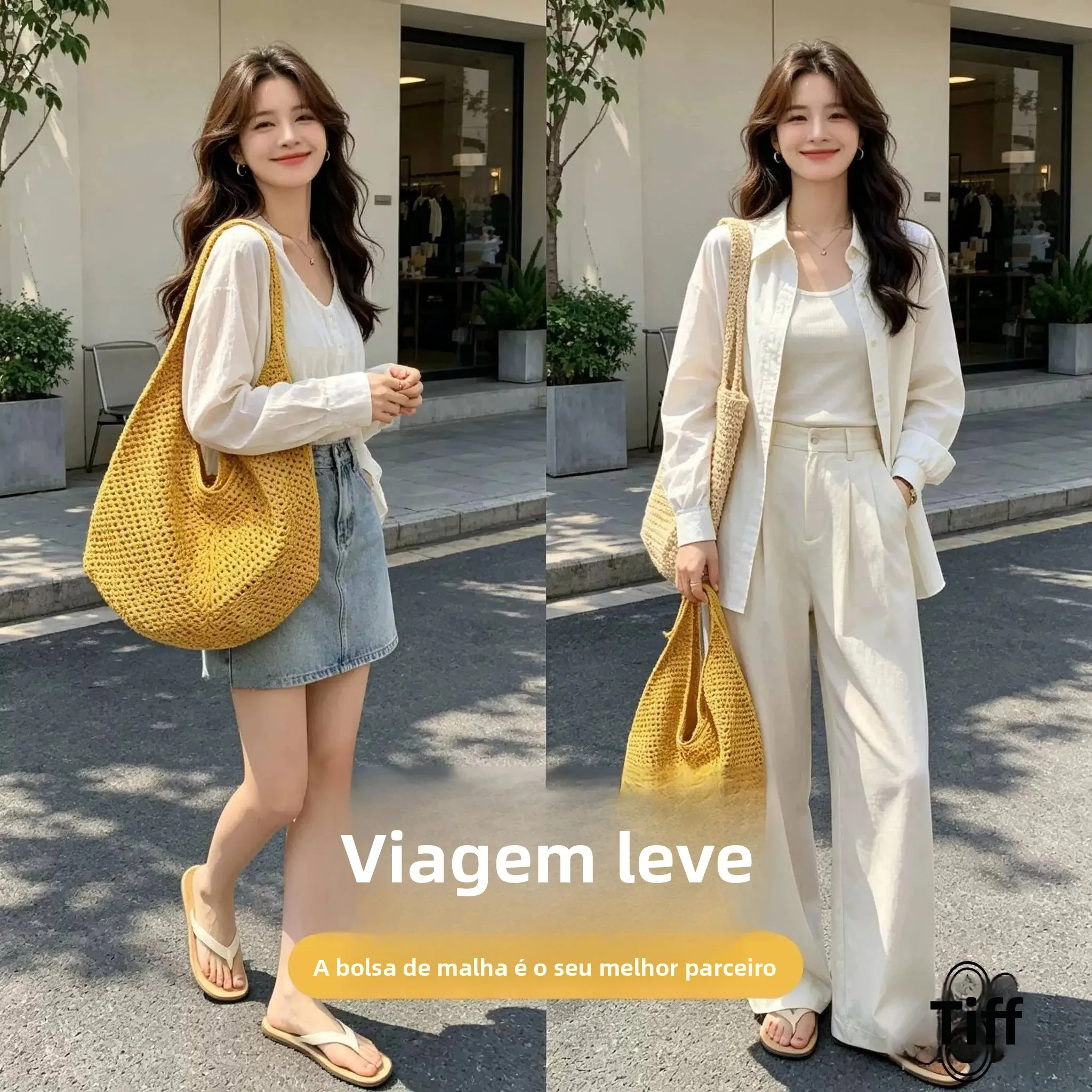 新しい秋のファッション手織り女性用バッグメッシュポケットトラベルバッグビーチ旅行スタイリッシュなショルダーバッグキャリングバスケット-siebarelo