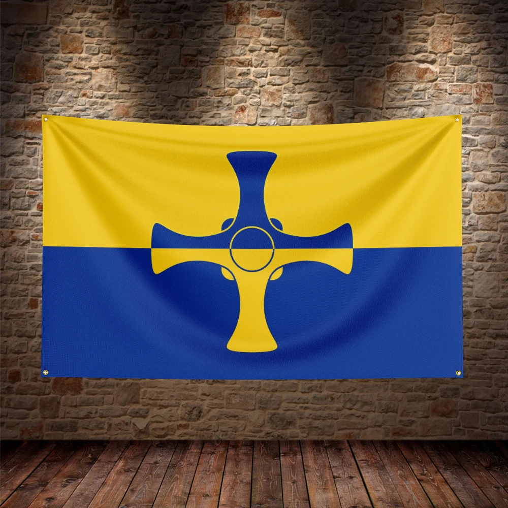 

UK County Flags Single-sided printing Flag of County Durham