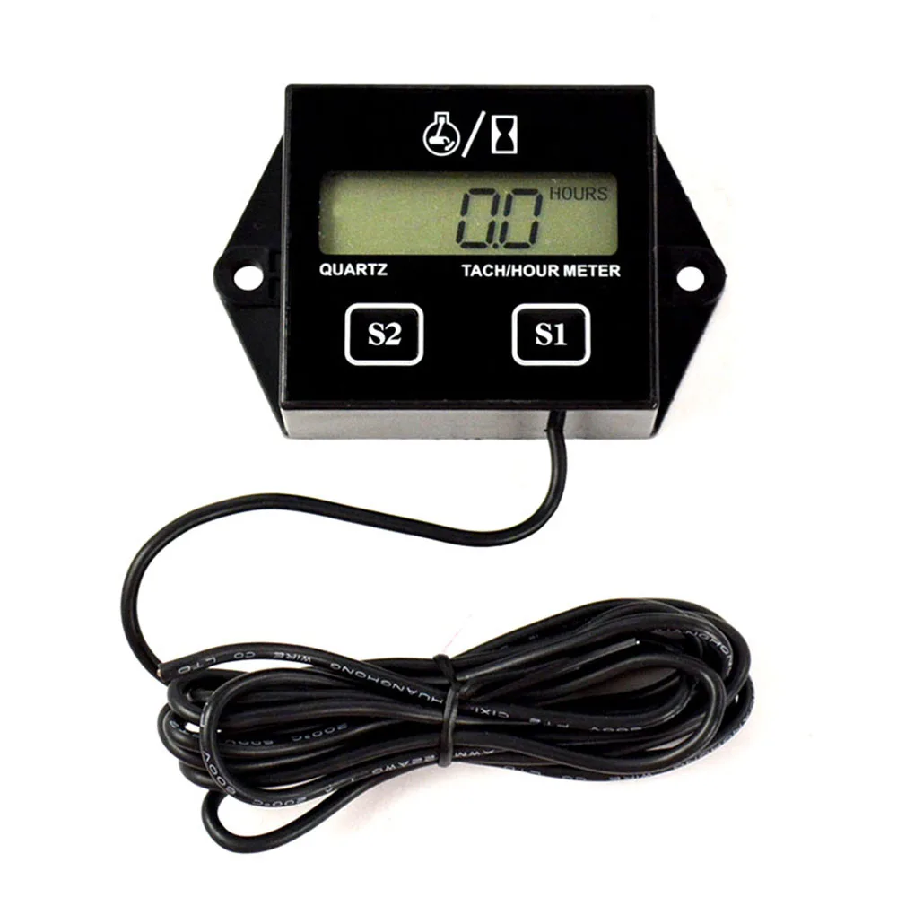 

Motorcycle LCD Digital Display Speed Timer Motorboat Engine Electronic Tachometer Universal Motorcycle Digital Gauge Speedometer