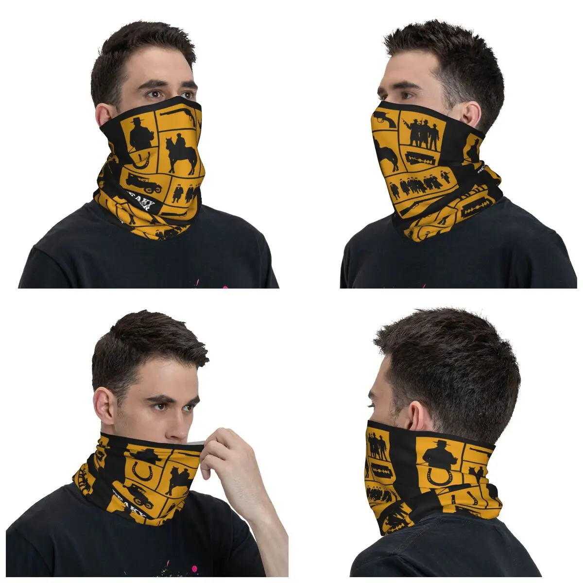 Peaky Movie Shelby Brothers Blinders Bandana Neck Warmer Men Women Winter Hiking Ski Scarf Gaiter Face Cover