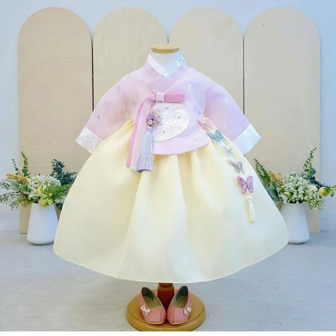 New Girls' Hanbok Children's Dance Performance Dress Festival Dress North Korean Dress