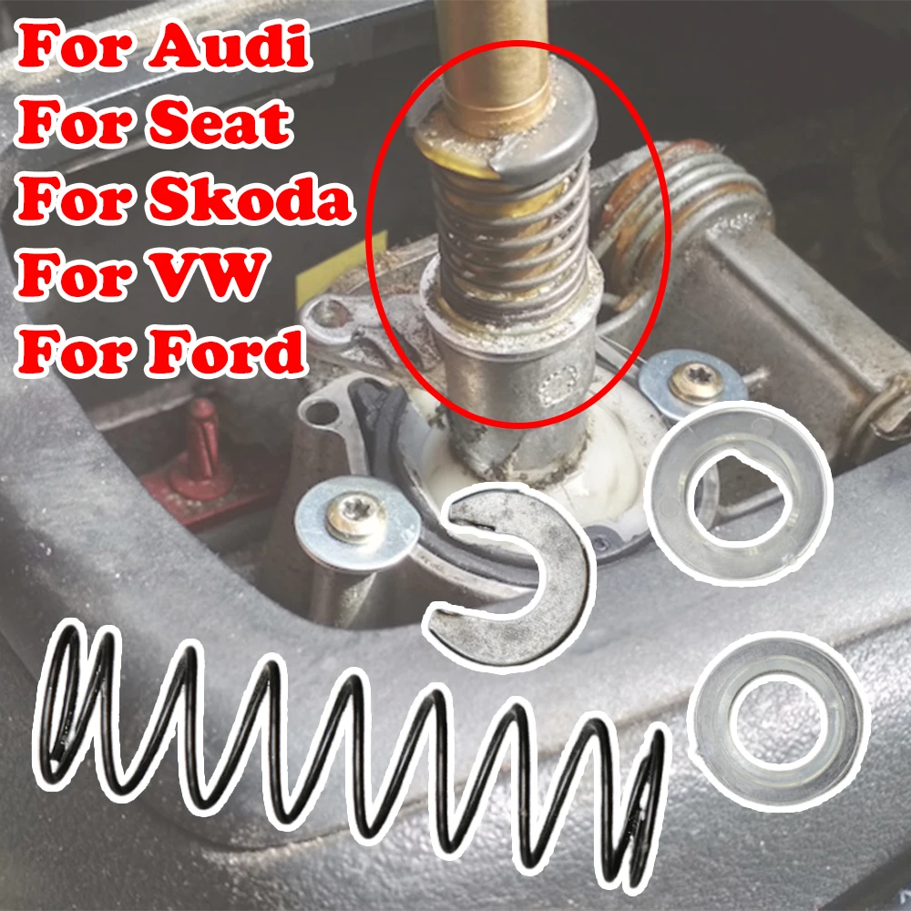 

Rubber Manual Gearbox Lever Shifter Shaft Bushing Kit For Audi Seat VW Ford Skoda Reverse Gear Shifting Issue Fix Spare Parts