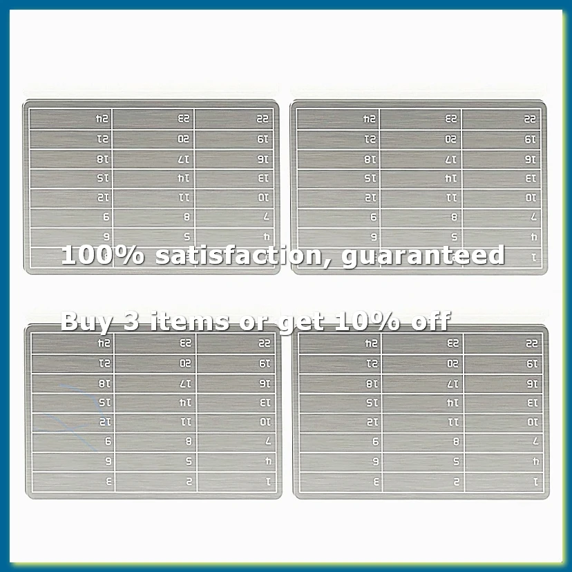 4pcs Stainless Steel Wallet Crypto Cryptocurrency Storage Plates for Bitcoin Hardware Cold Backup BIP39
