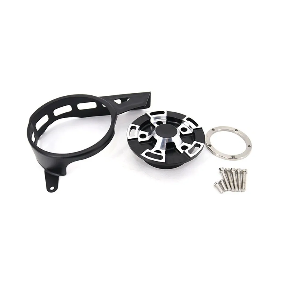 For Sportster S 1250 2022 2021 Motorcycle Front Black Drive Pulley Engine Upper Cover Sets