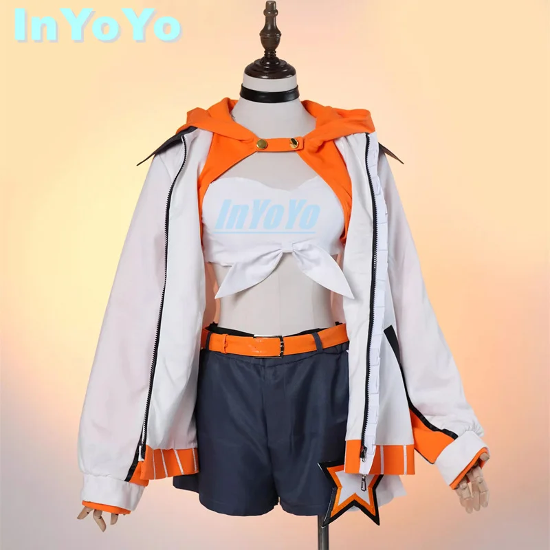 InYoYo Kiana Cosplay Costume Honkai Impact 3 Uniform Halloween Carnival Role Play Clothing Party Outfit For Women XS-XXL Game