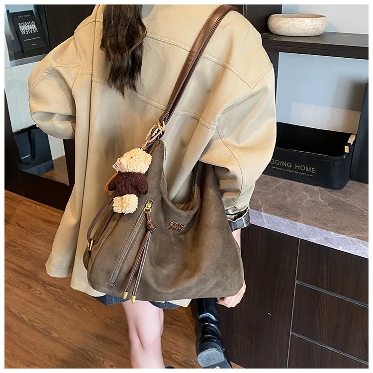 حقيبة حمل قابلة للتحويل لخريف 2026 للنساء، حقيبة كروس وكتف متعددة الوظائف، محفظة واسعة الكل في واحد للعمل والسفر #5