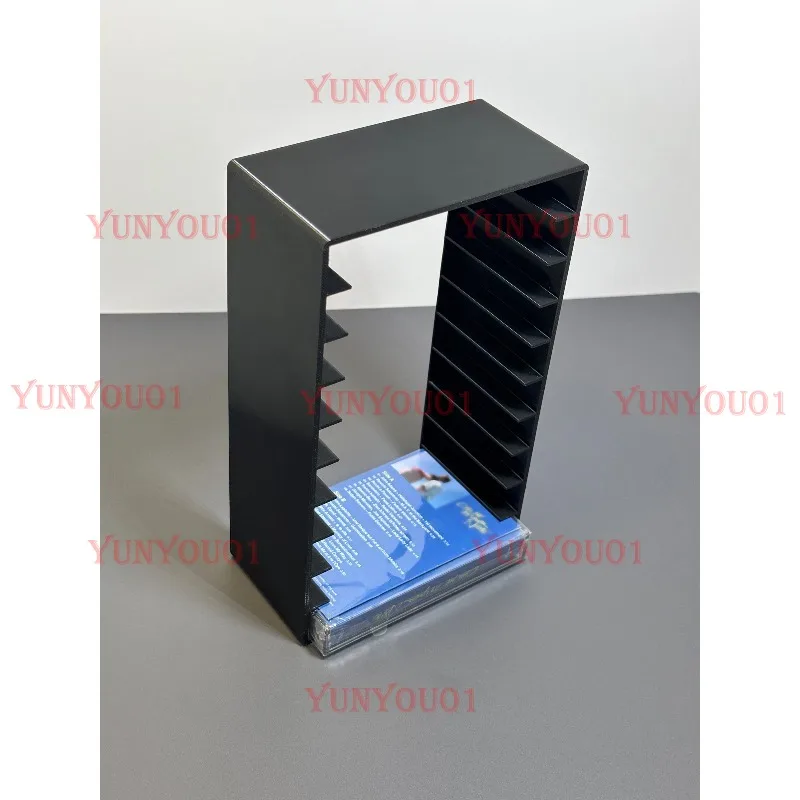 Cassette Cassette Player Storage and Finishing Rack, Old-fashioned Tape Holder, Tape Cassette, Vertical Tape Display Rack