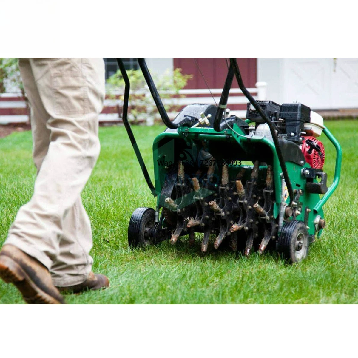 

Gardening Machinery Grass Turf Aerating Machine Lawn Maintenance Machine Aerator Tools