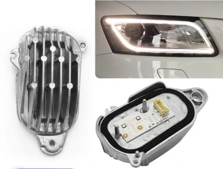 

1pcs car bumper headlight for Audi Q5 daytime light 2009~2015y car accessories headlamp for AUDI Q5 fog light