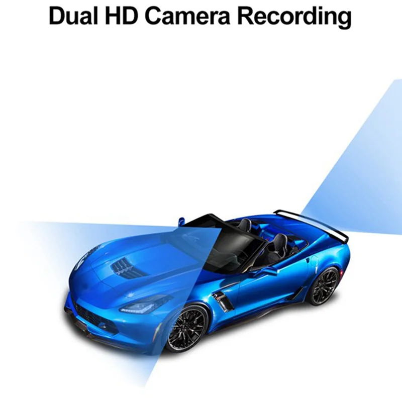D330-GD Car DVR Camera WIFI Coordinates 1080P HD Night Vision Dash Cam 170 Degree Wide Angle 24H Parking Monitor Dashcam