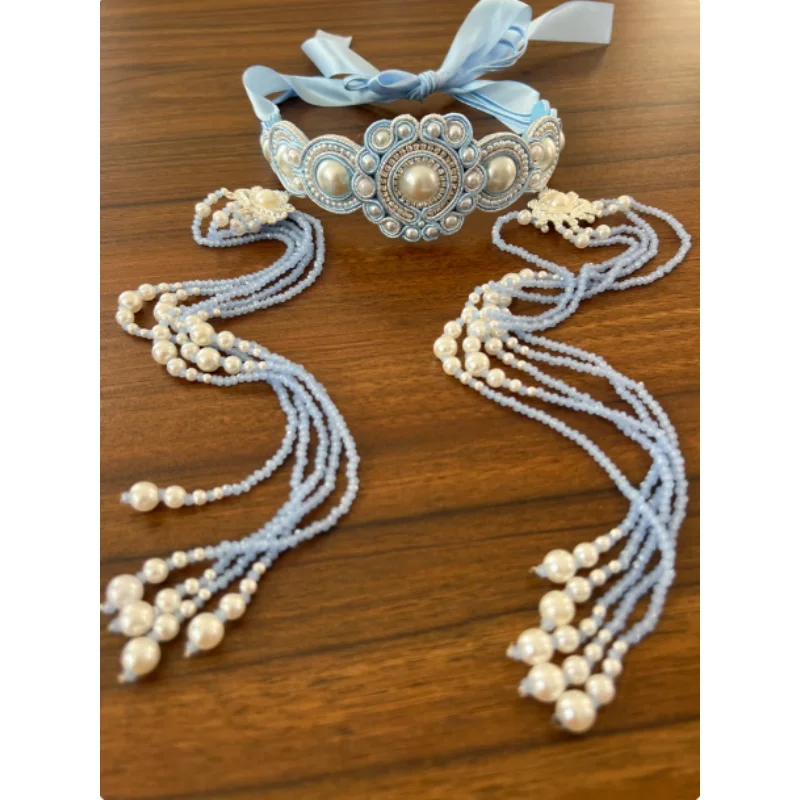 

Монгольский этнический головной убор для тибетских девочек для танцевальных выступлений