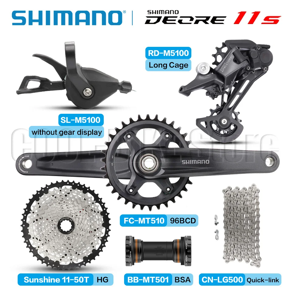 Shimano Deore MC-M5100 クランクセット S96985253ae7d454898681070bc14b