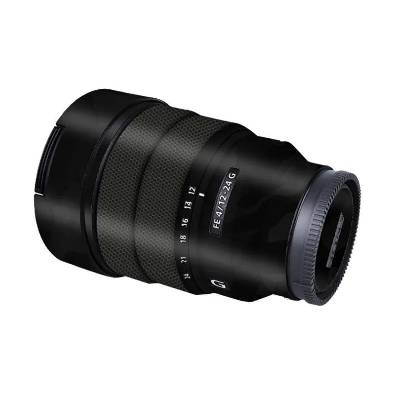 Pegatinas para lente de cámara, película protectora antiarañazos para Sony FE12-24mm F4 12-24mmF4 12-24F4 1224 4