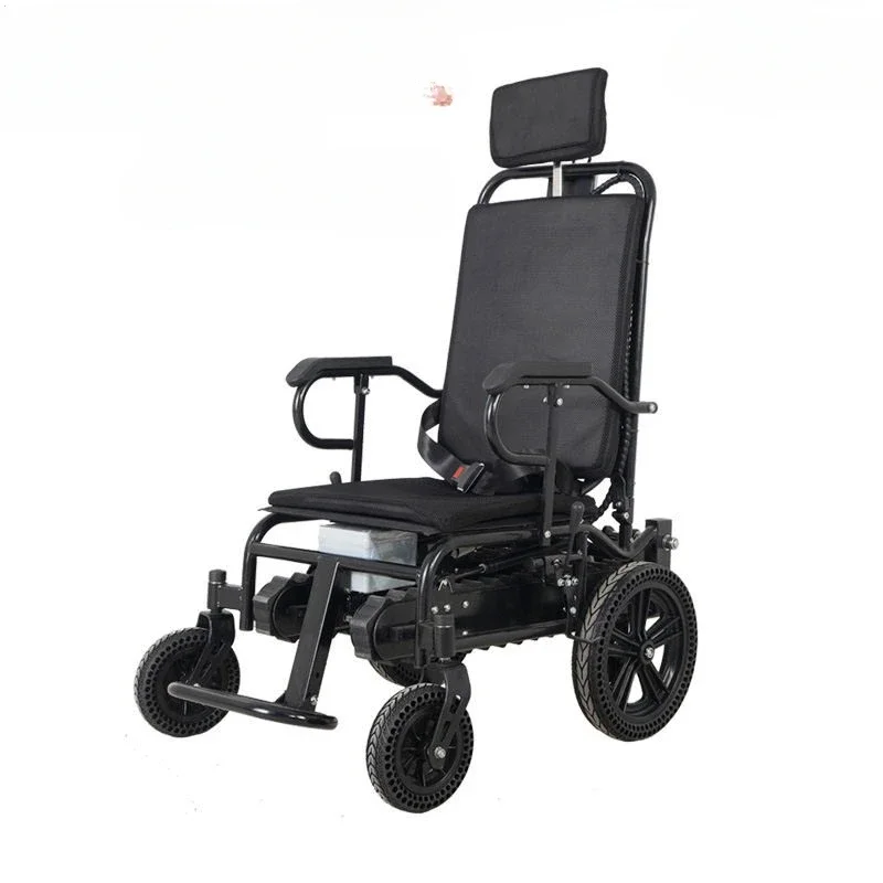 Electric climbing wheelchair track fully automatic intelligent stairs up and down wheelchair folding climbing machine