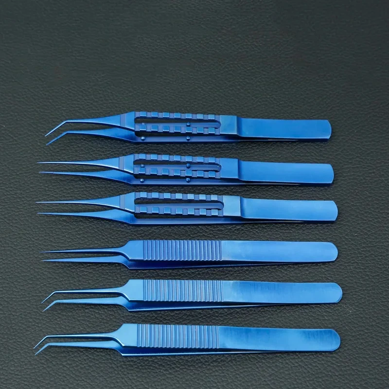 Titanium alloy hair follicle extraction forceps, implantation forceps, hair thread implantation forceps