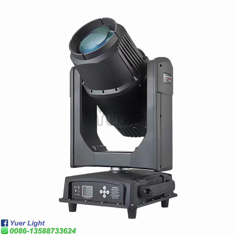 YUER IP65 Osram 480W Outdoor Zoom Rainbow Beam Moving Head Light Outdoor Waterproof  Park Disco Stage DJ Party Show DMX512