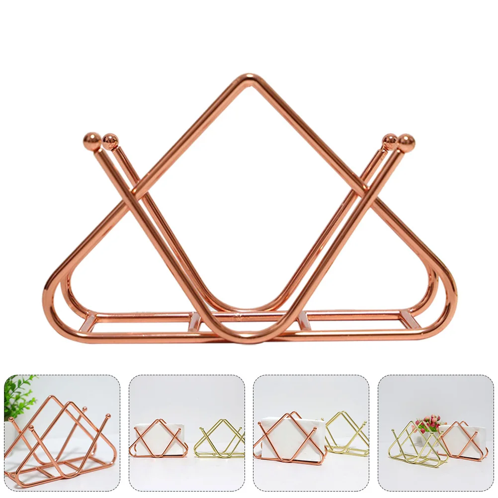 

1 pc Napkin Holder High-End Vertical Tissue Rack Smooth Edges Safe Touch Strong Load-Bearing Capacity Bathroom Kitchen Bedroom