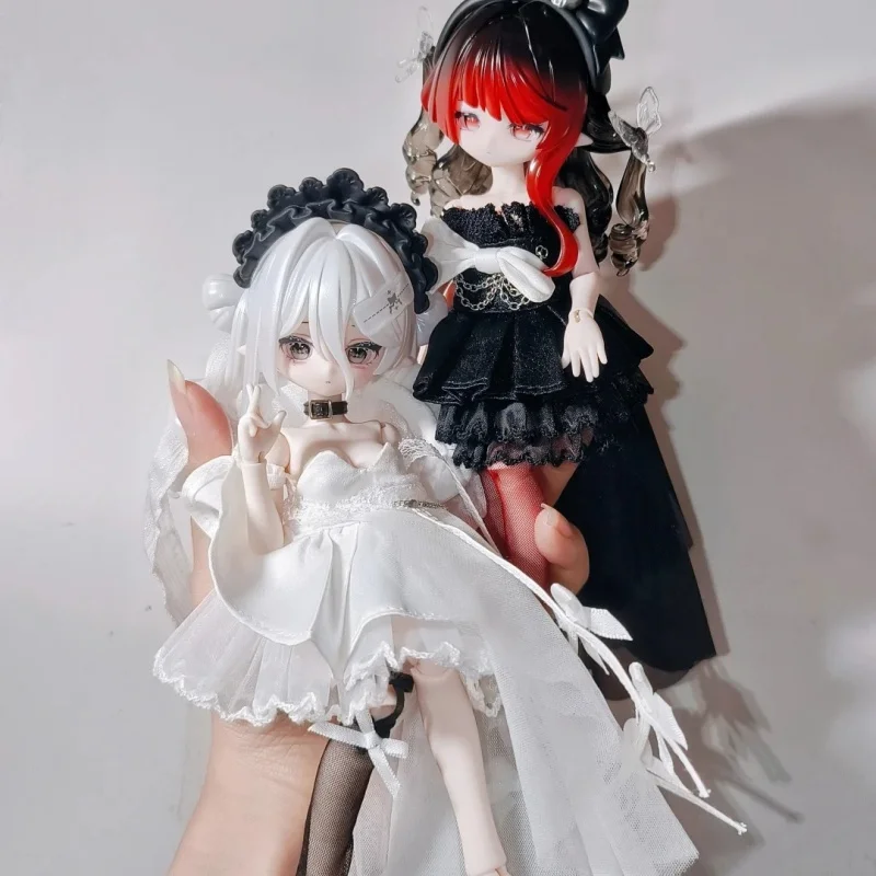 

100% Genuine Mi Tian 3rd Generation Fortune Small Sign Spirit 1/8 Point Bjd Blind Box Cute Kawaii Movable Figurine Girl Gift