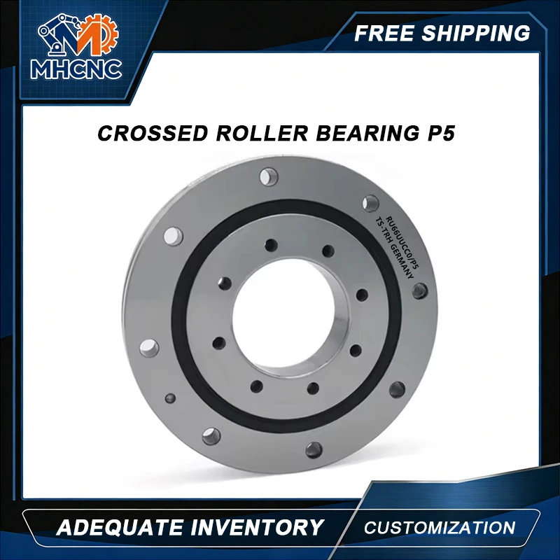 

TRH Crossed Roller Bearing RU28 RU42 RU66 RU85 RU124 RU148 P5 UUCC0 Wear-Resistant Durable For Robot Arm Automation Machinery
