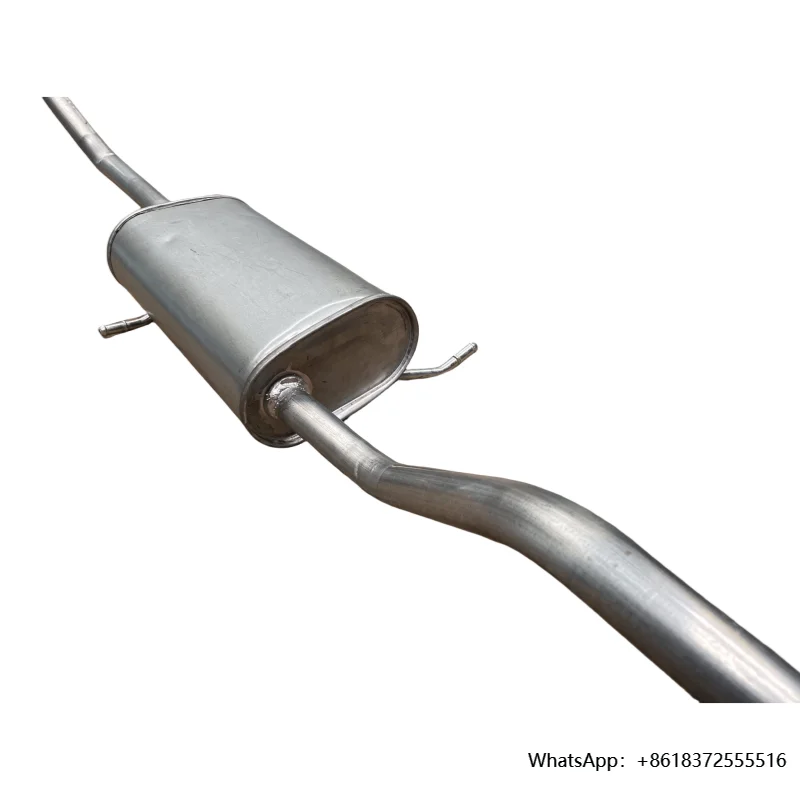 

daHigh Performance Stainless Steel Car/Truck Silence Muffler Exhaust Tip Round Exhaust Muffler